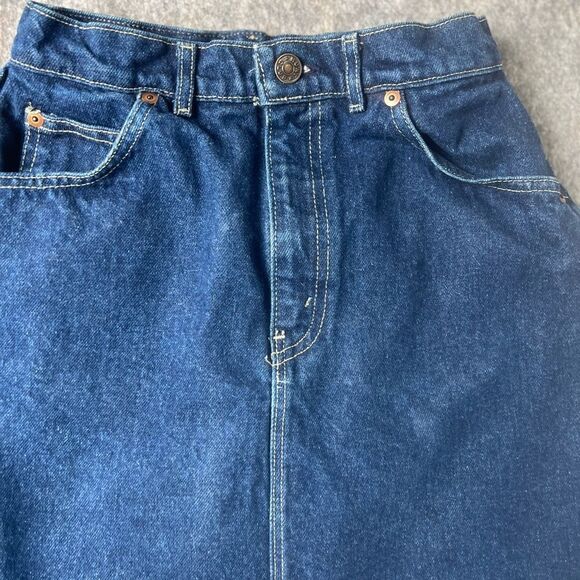 Vintage Hunt Club Women’s Denim Mini Skirt Size Small Preppy 80's #118 - Picture 4 of 9
